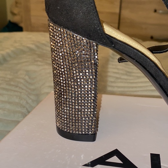 aldo rhinestone block heels - Picture 4 of 9